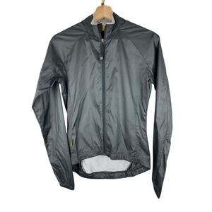 Mavic‎ Wind SL Women XS Black Full Zip Packable Lightweight Windbreaker Jacket *